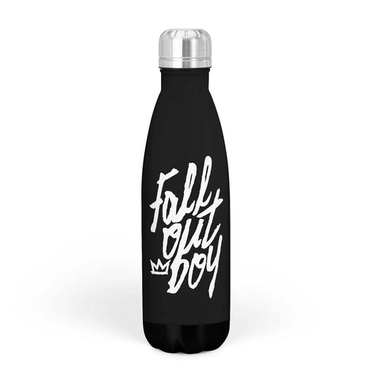Fall Out Boy Logo Drink Bottle Water Bottle Front