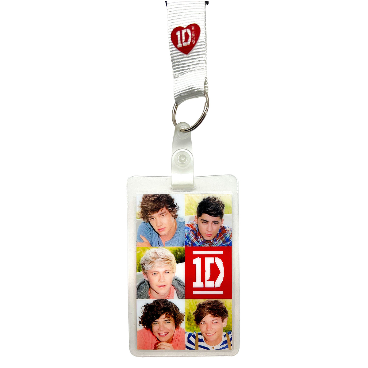 One Direction 5 Head Shots Lanyard Front