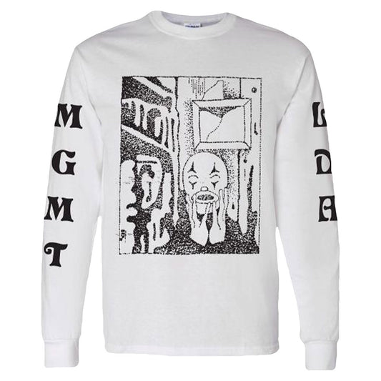 MGMT Little Dark Age [WHITE] Long Sleeve Front