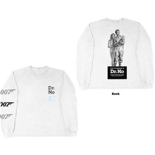 James Bond Dr No (Back Print) Long Sleeve Front