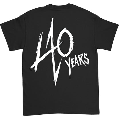 Metallica 40th Anniversary Songs Logo (Back Print) Slim Fit T-shirt Back