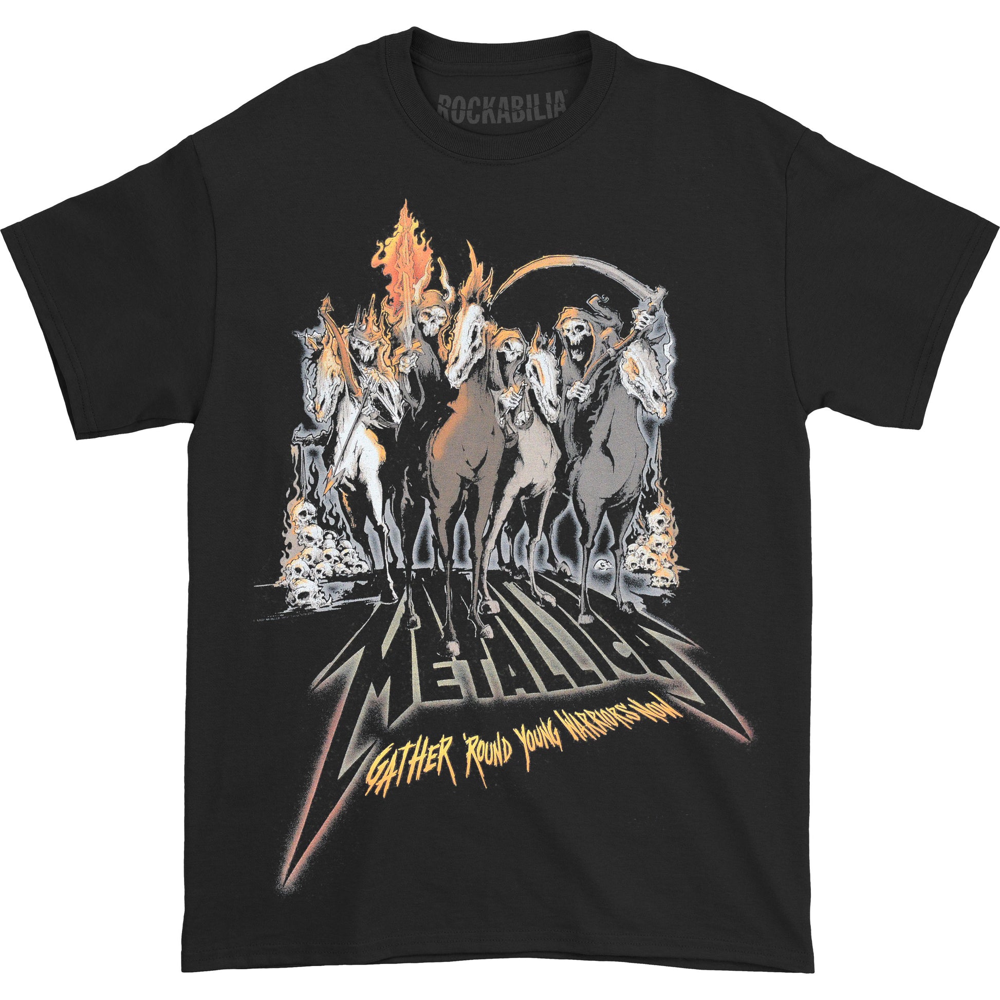 Metallica 40th Anniversary Horsemen Slim Fit T-shirt Front