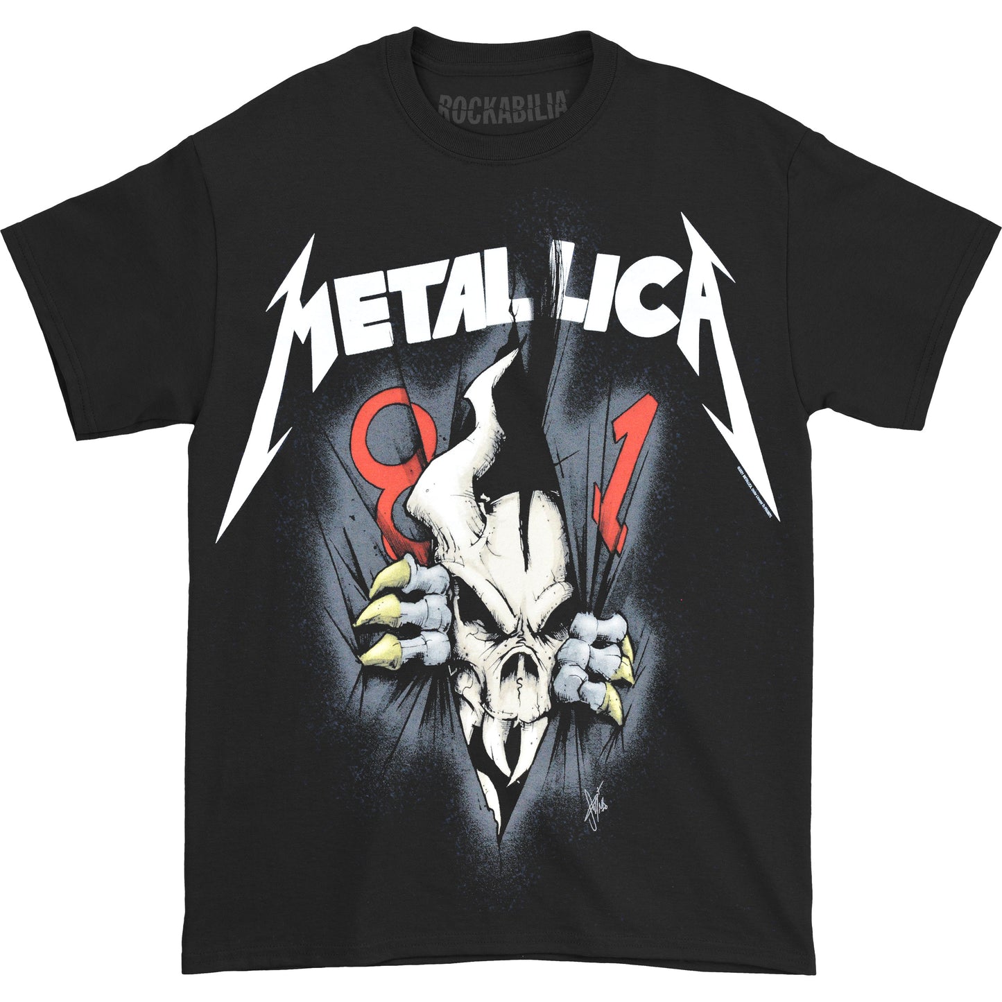 Metallica 40th Anniversary Ripper Slim Fit T-shirt Front