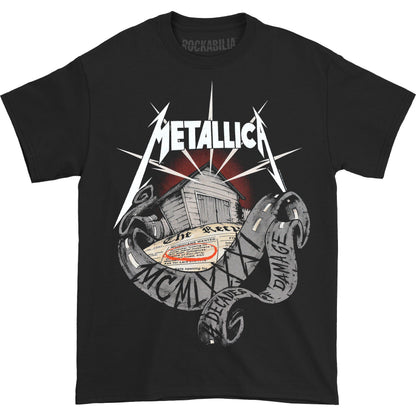 Metallica 40th Anniversary Garage (Back Print) Slim Fit T-shirt Front