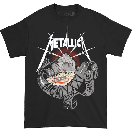 Metallica 40th Anniversary Garage (Back Print) Slim Fit T-shirt Front