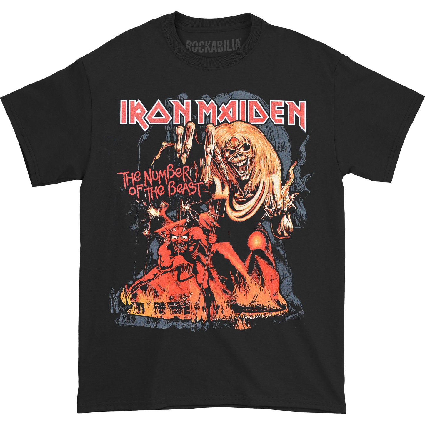 Iron Maiden Number of the Beast Graphic T-shirt Front