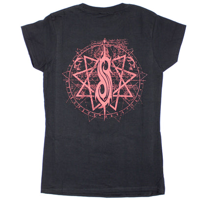 Slipknot Evil Witch (Back Print) Ladies T-Shirt Junior Top Back