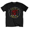 Rose Circle Paradise City (Back Print) Slim Fit T-shirt