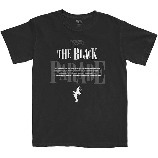 My Chemical Romance Track Listing Slim Fit T-shirt Front