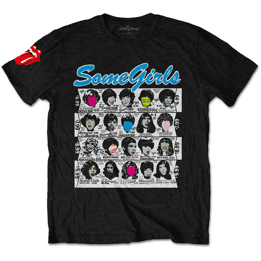 Rolling Stones Some Girls Album (Sleeve Print) Slim Fit T-shirt Front