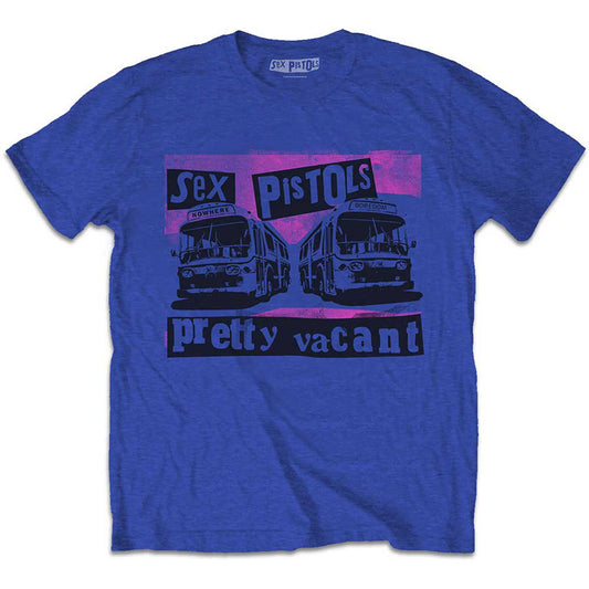 Sex Pistols Pretty Vacant Coaches Slim Fit T-shirt Front