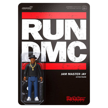 Run DMC Super7 Jam Master Jay 3.75" ReAction Figure Action Figure Front
