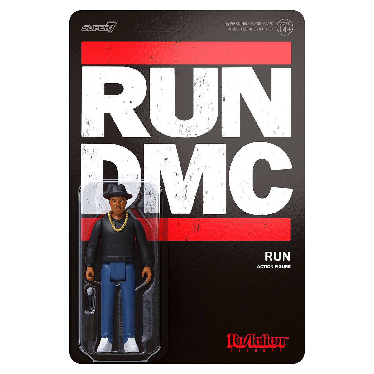 Run DMC Super7 Joseph "Run" Simmons 3.75" ReAction Figure Action Figure Front