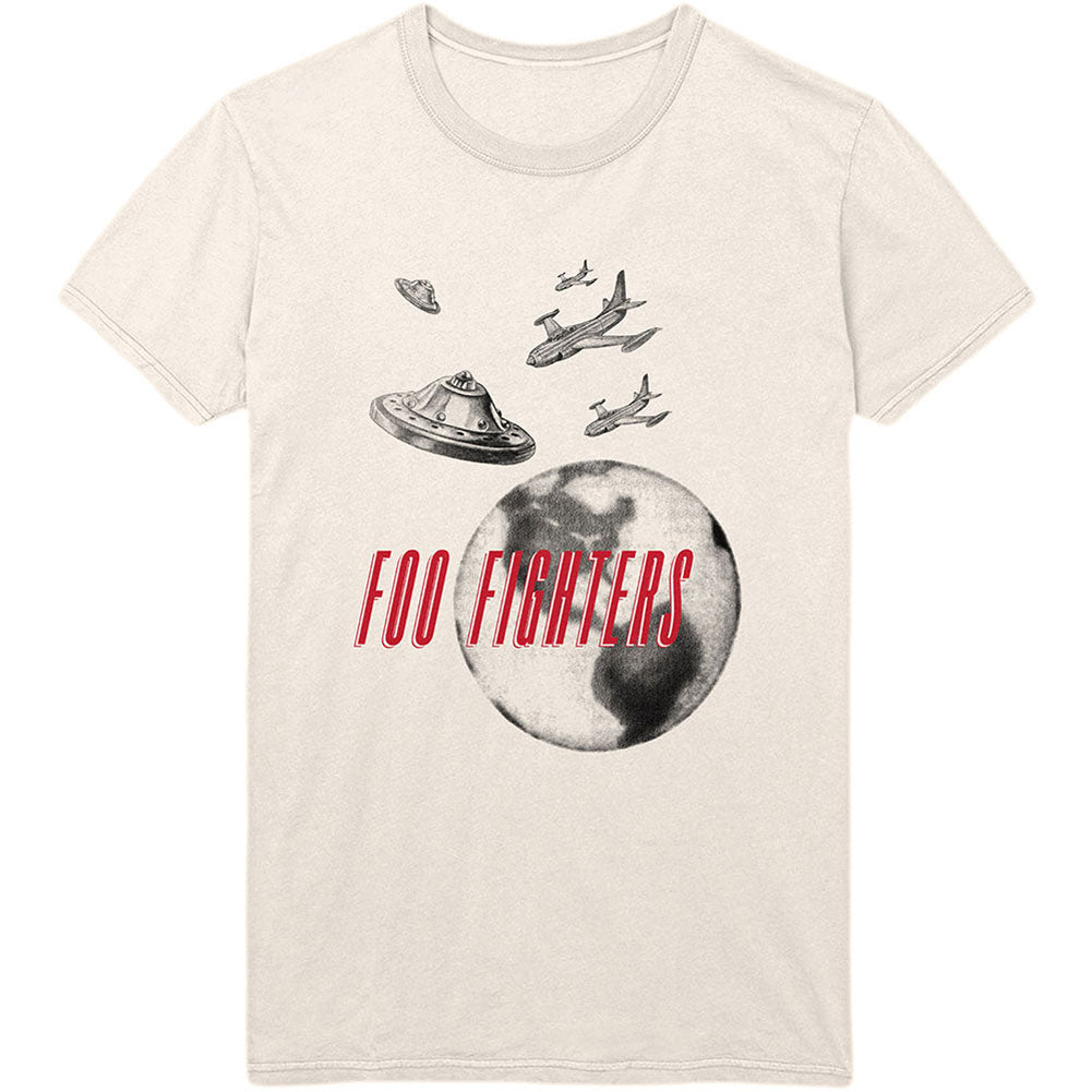 Foo Fighters UFO Planes Slim Fit T-shirt Front