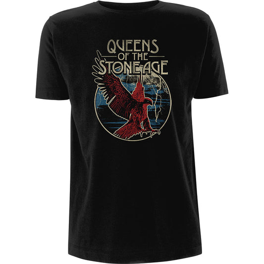 Queens Of The Stone Age Eagle Slim Fit T-shirt Front