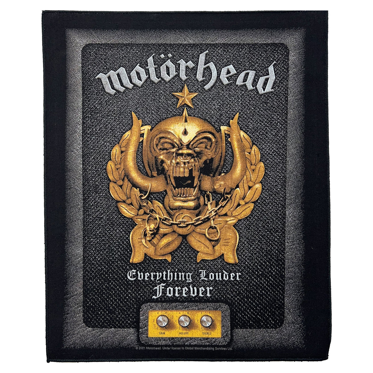 Motorhead Everything Louder Forever Back Patch Front