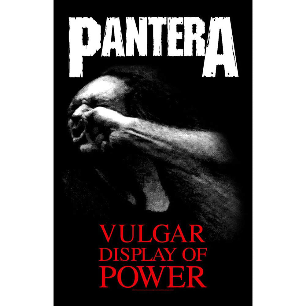 Pantera Vulgar Display Of Power Poster Flag Front