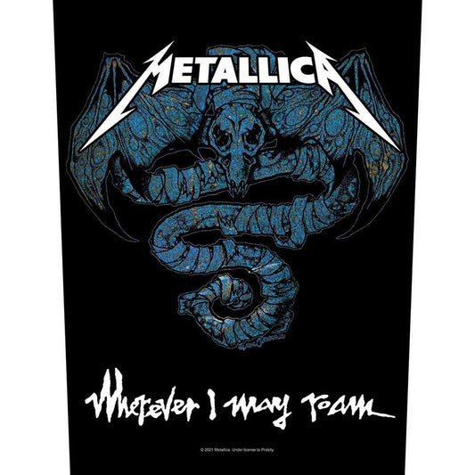 Metallica Wherever I May Roam Back Patch Front