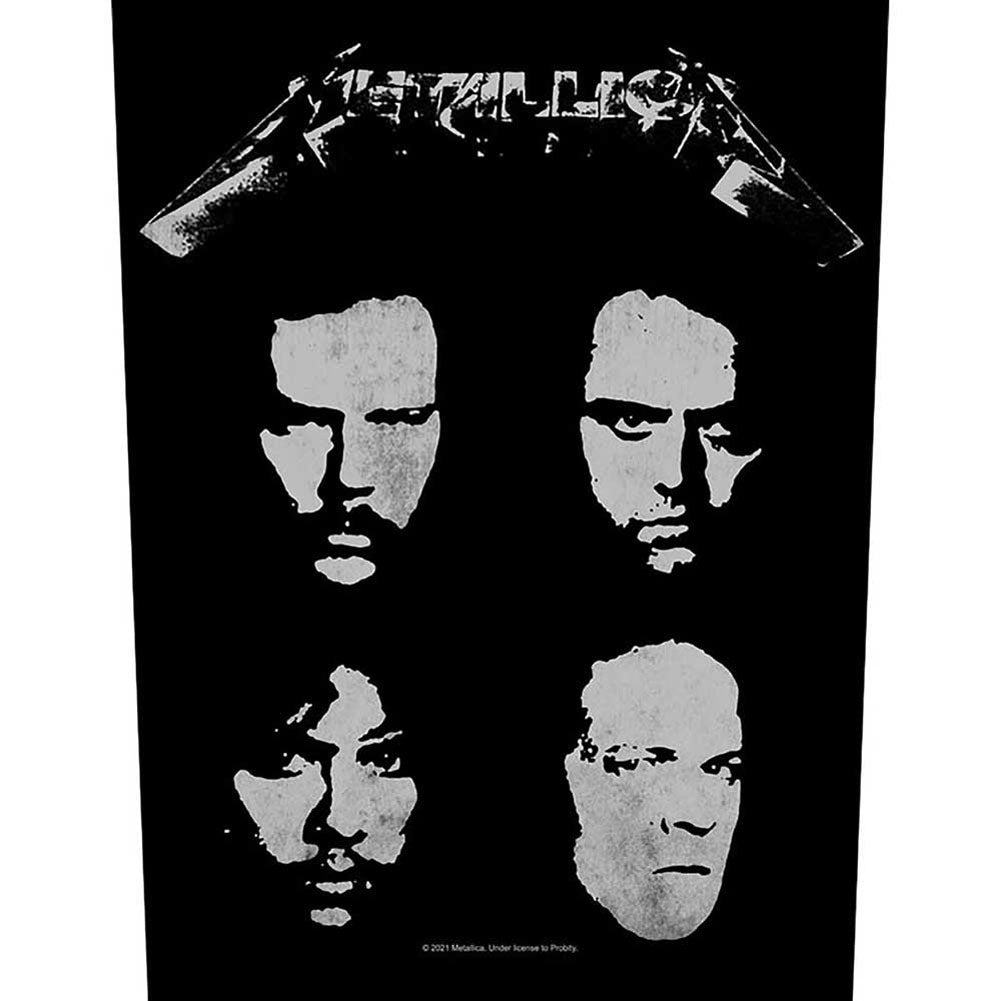 Metallica Black Album Back Patch Front