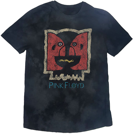 Pink Floyd Division Bell Vintage (Dip-Dye) Tie Dye T-shirt Front