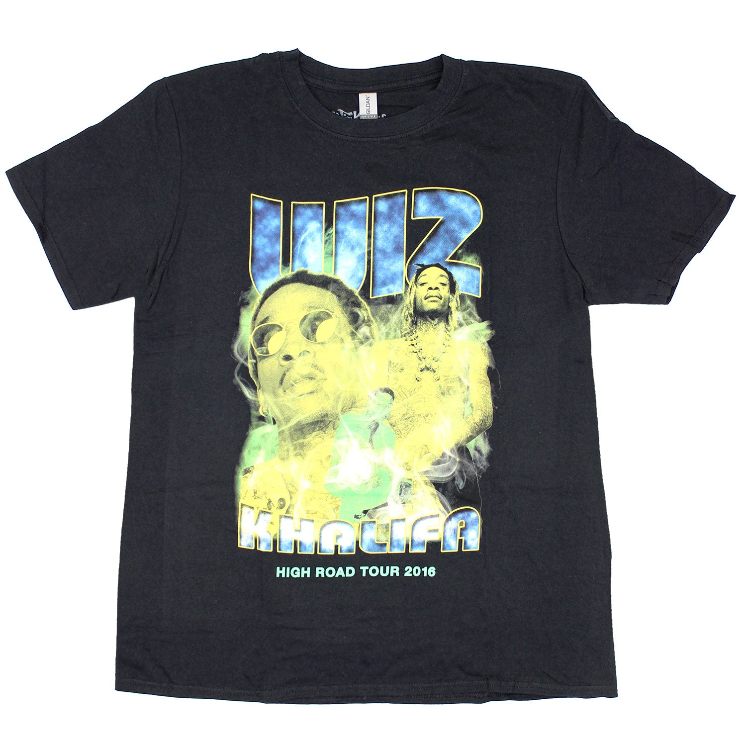 Wiz Khalifa 90's (Back Print) Slim Fit T-shirt Front