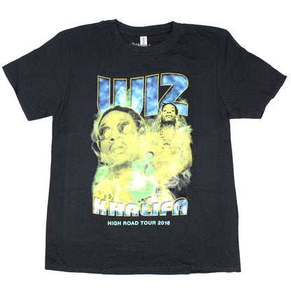 Wiz Khalifa 90's (Back Print) Slim Fit T-shirt Front