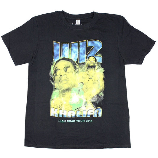 Wiz Khalifa 90's (Back Print) Slim Fit T-shirt Front