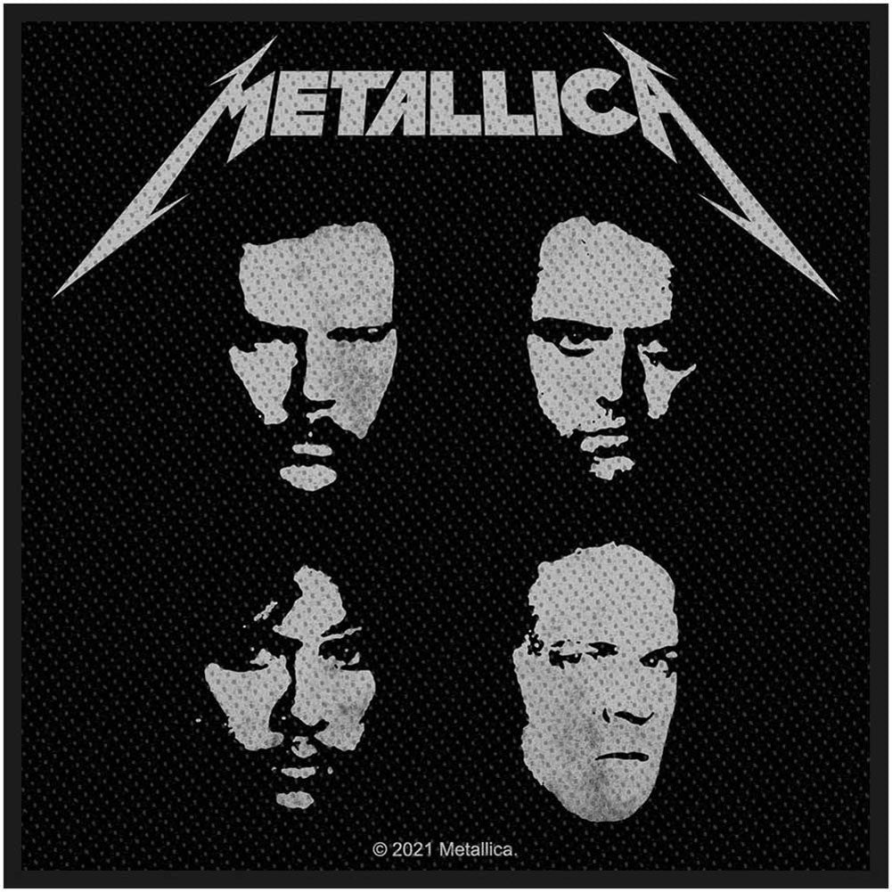 Metallica Black Album Woven Patch Front