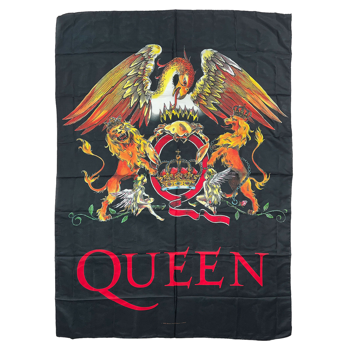 Queen Crest Poster Flag Front