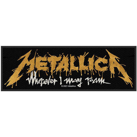 Metallica Wherever I May Roam Woven Patch Front