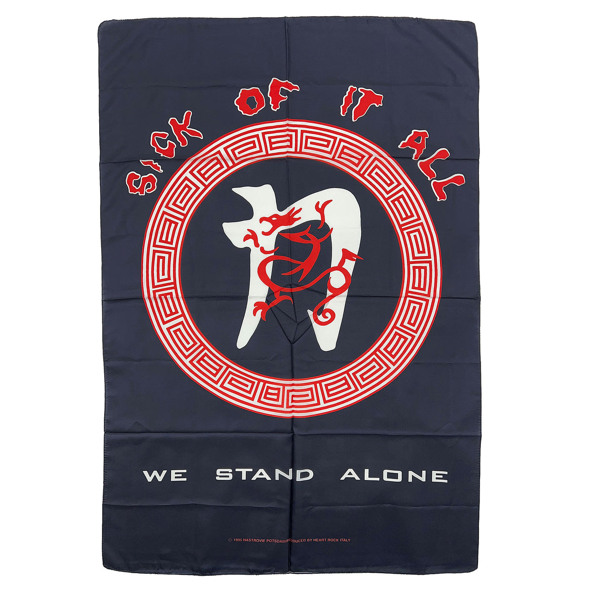 Sick Of It All We Stand Alone Poster Flag Front