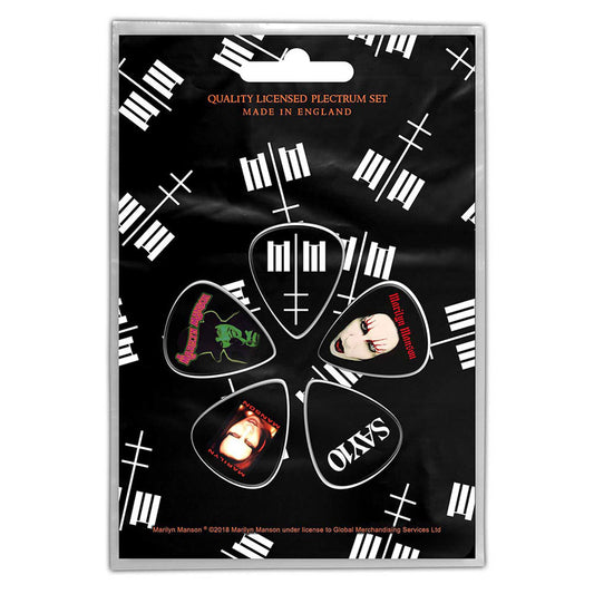 Marilyn Manson MM (Retail Pack) Guitar Pick Front