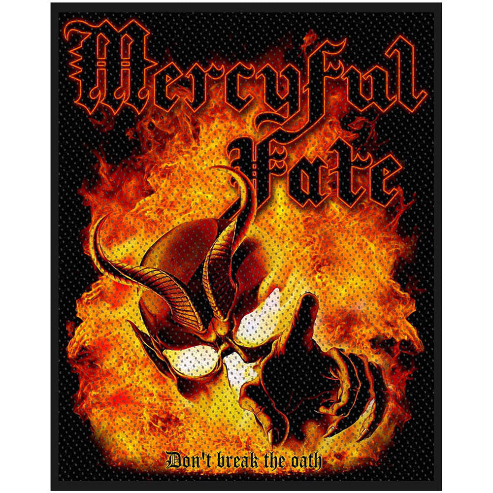 Mercyful Fate Don't Break The Oath (Retail Pack) Woven Patch Front