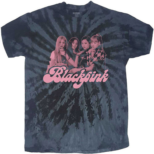 BlackPink Photo (Dip-Dye) Tie Dye T-shirt Front