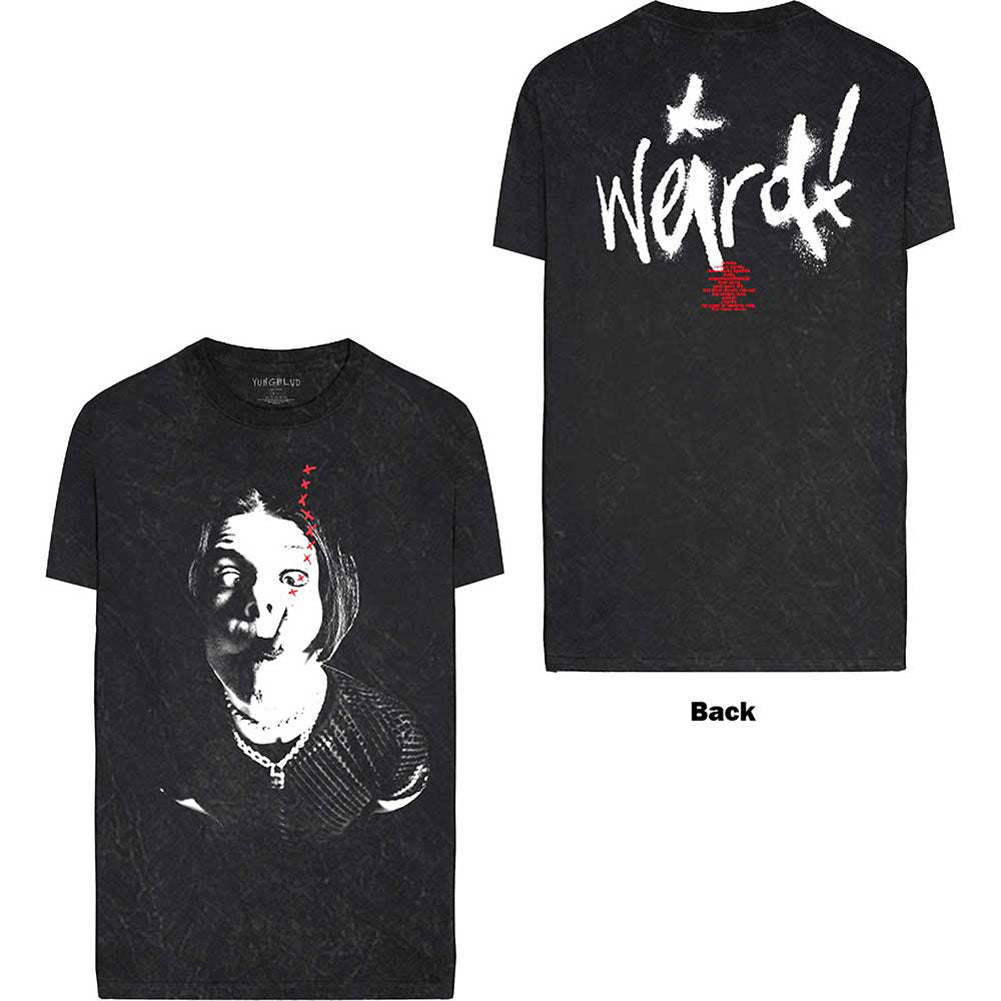 Yungblud Weird (Back Print & Dip Dye) Slim Fit T-shirt Front