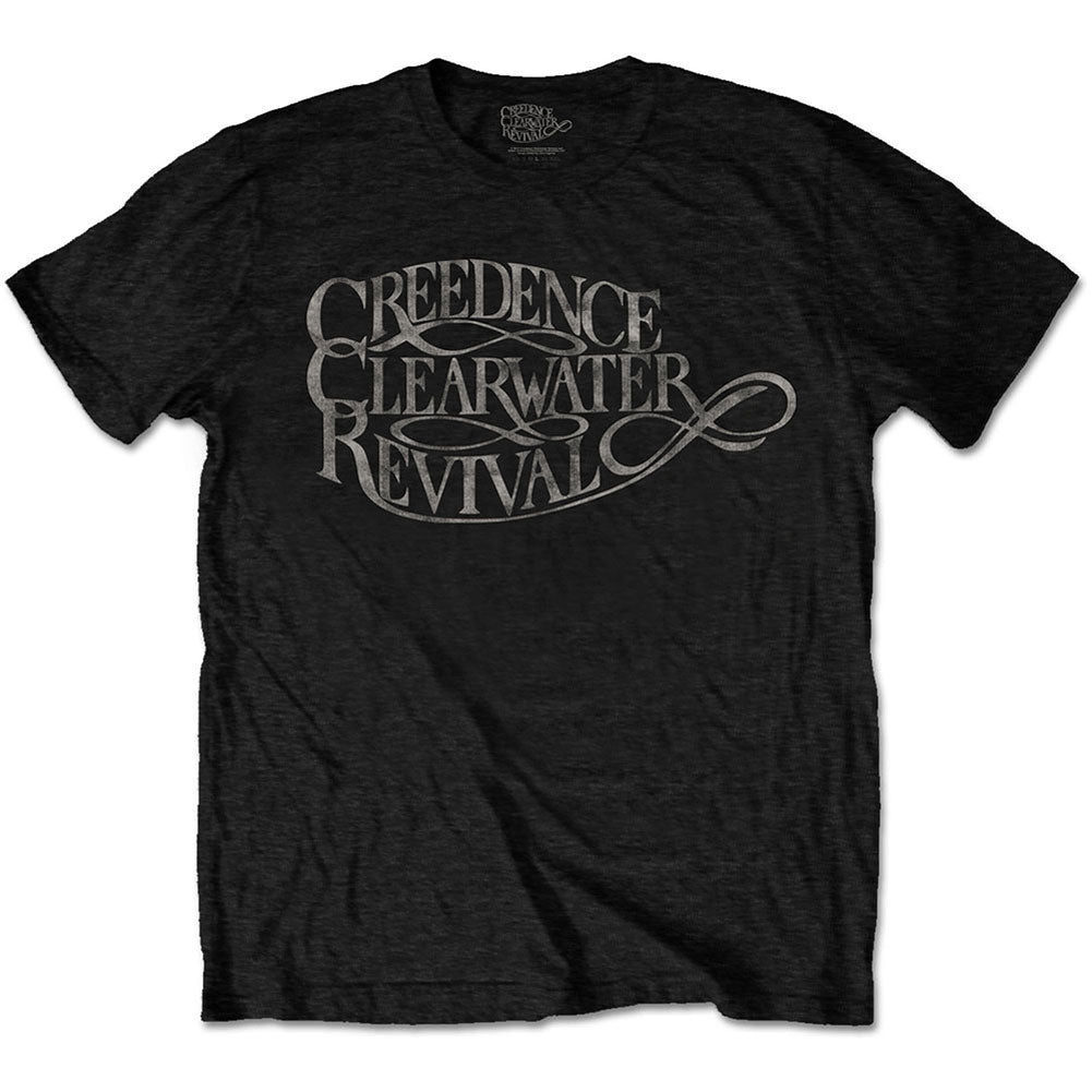 Creedence Clearwater Revival Vintage Logo Slim Fit T-shirt Front