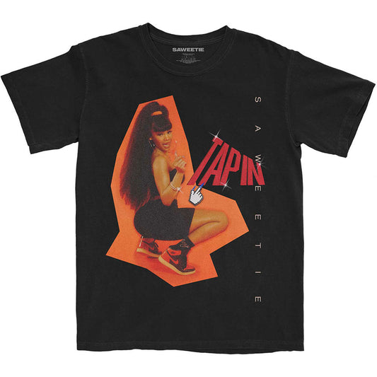 Saweetie Tapin Slim Fit T-shirt Front