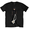 W2A White Guitar (Back Print) Slim Fit T-shirt