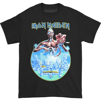 Iron Maiden England 2014 Tour (Back Print) Slim Fit T-shirt Front