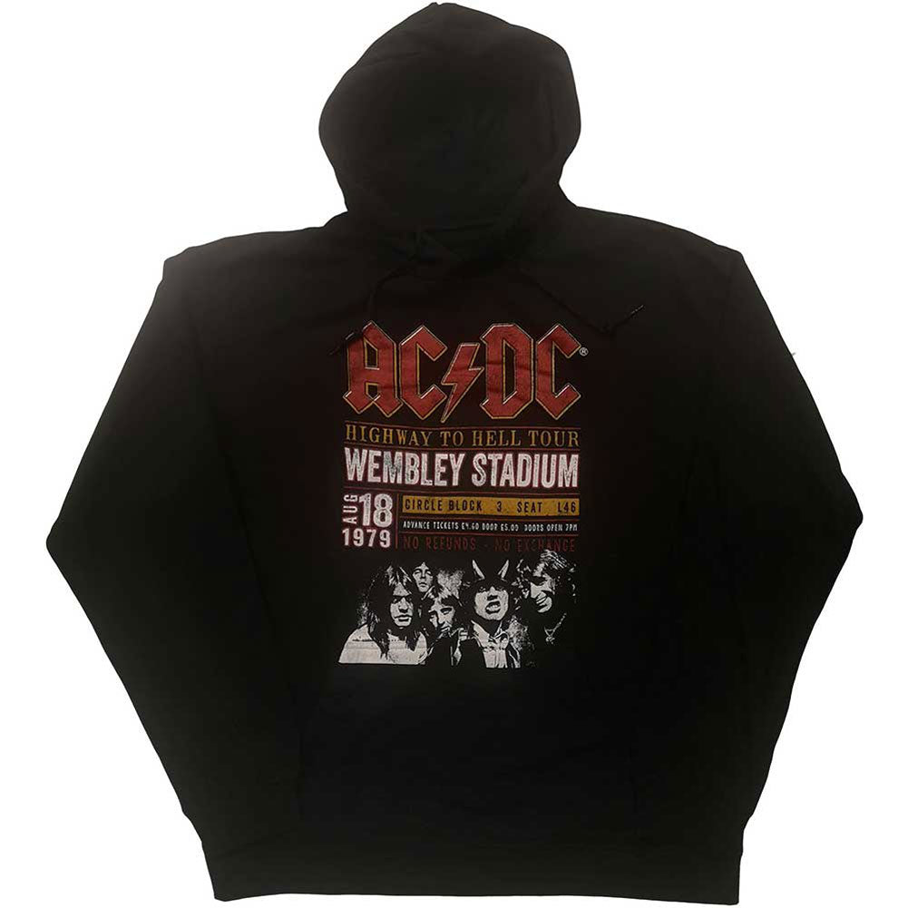 AC/DC Wembley '79 (Eco-Friendly) Hooded Sweatshirt Front