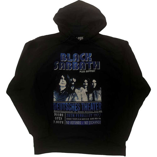Black Sabbath Deutsches '73 (Eco-Friendly) Hooded Sweatshirt Front