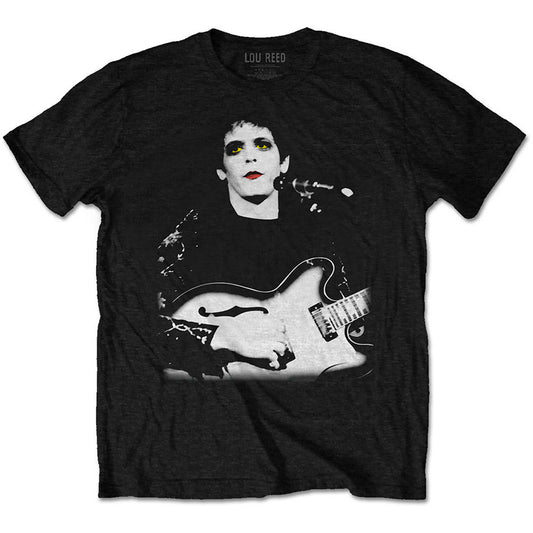 Lou Reed Bleached Photo Slim Fit T-shirt Front