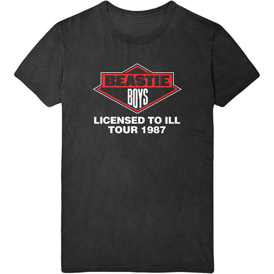Beastie Boys Licensed To Ill Tour 1987 Slim Fit T-shirt Front