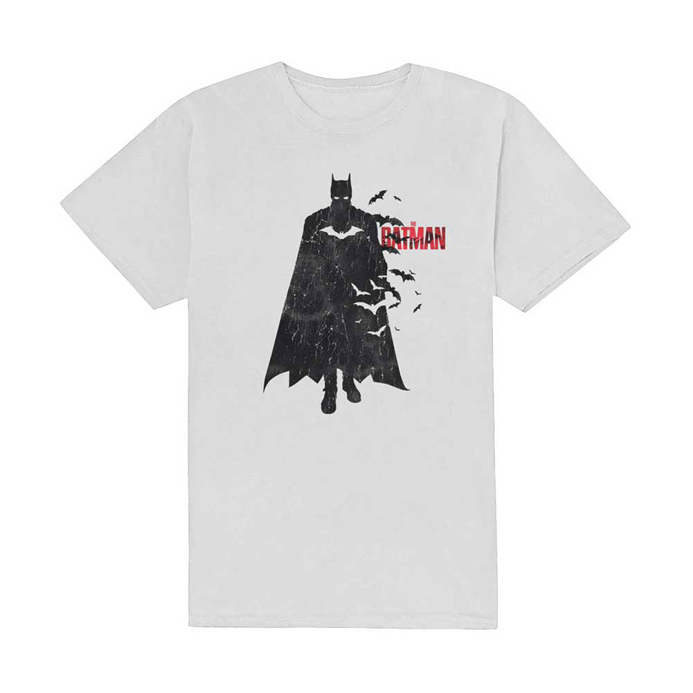 The Batman Distressed Figure Slim Fit T-shirt Front