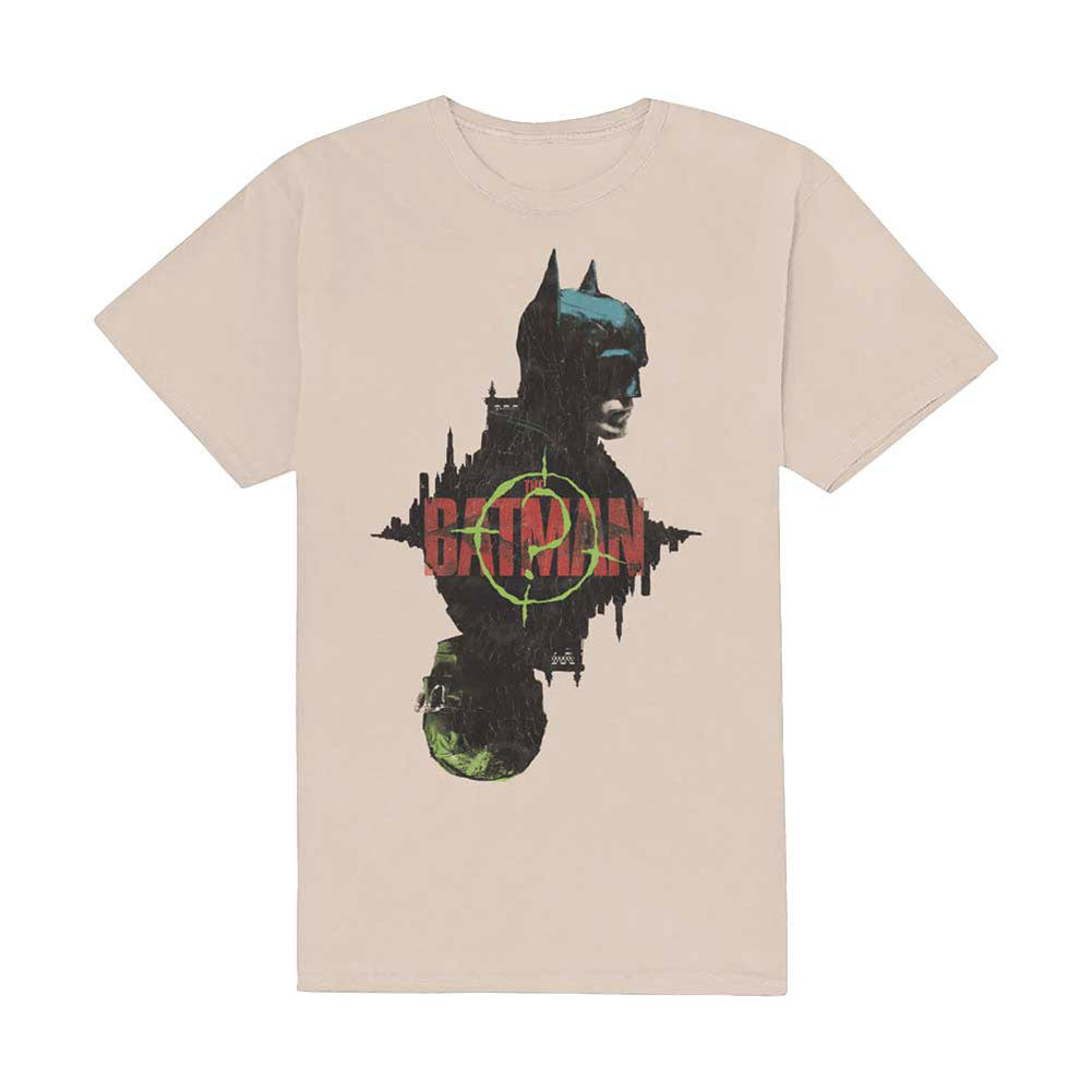 The Batman Question Mark Bat Slim Fit T-shirt Front