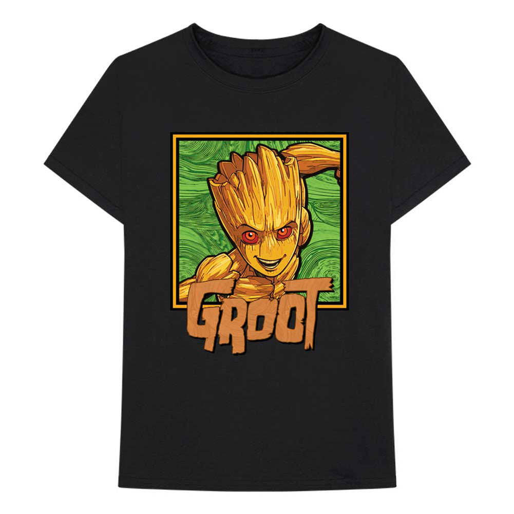 Guardians Of The Galaxy I am Groot - Groot Square Slim Fit T-shirt Front