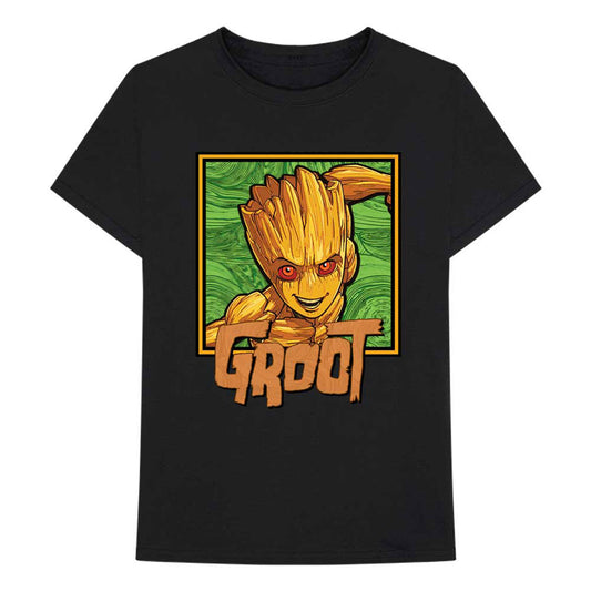 Guardians Of The Galaxy I am Groot - Groot Square Slim Fit T-shirt Front