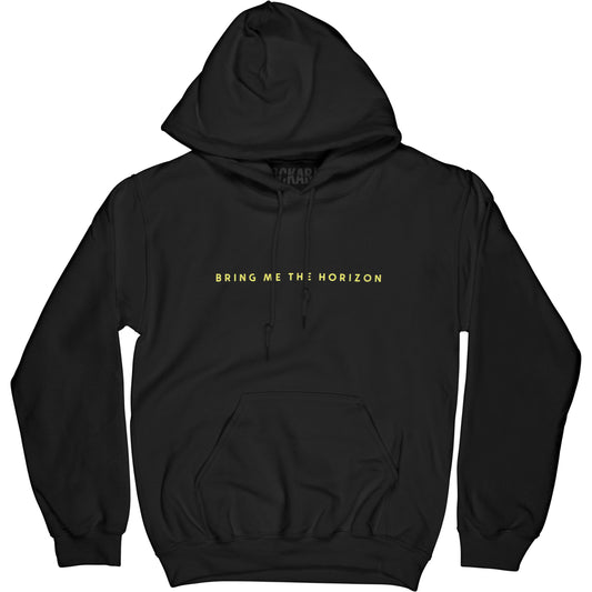 Bring Me The Horizon Spray Hex (Back Print) Hooded Sweatshirt Front
