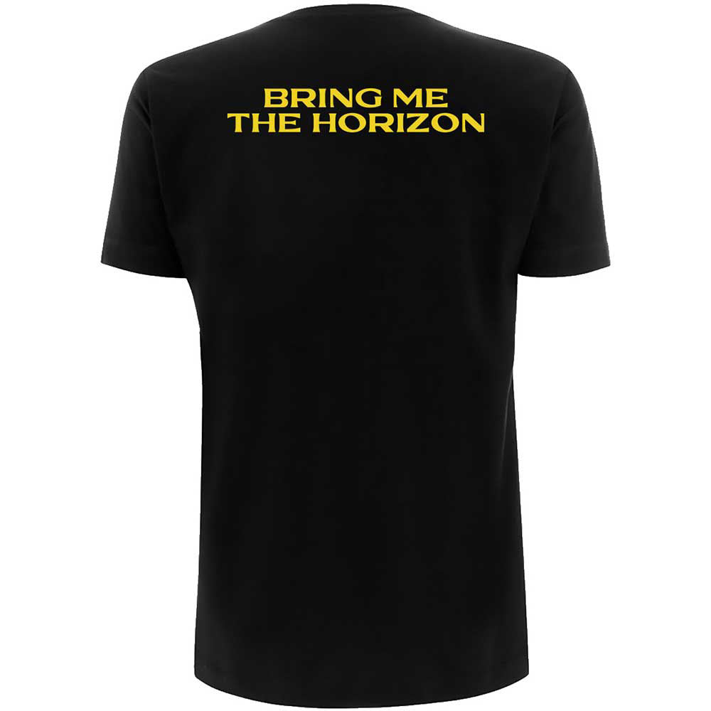Bring Me The Horizon Spray Hex (Back Print) Slim Fit T-shirt Back