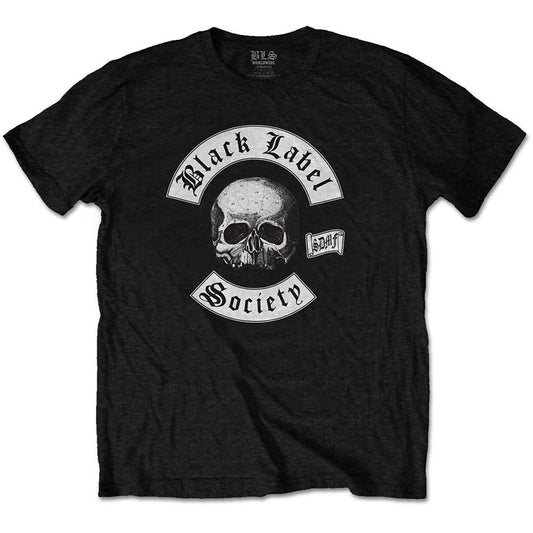 Black Label Society Skull Logo Slim Fit T-shirt Front